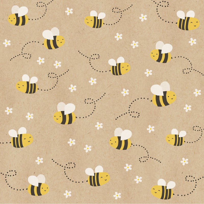 Atelier Servietten Just Bee – 33 × 33 cm – 3-lagig, Tissue – 20 Stk.