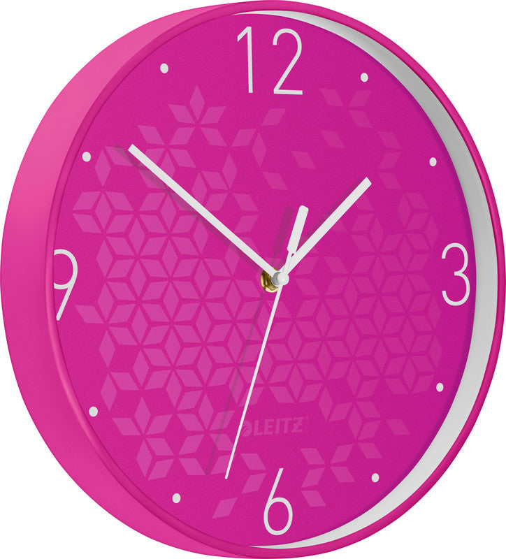 Leitz Wanduhr WOW – Pink