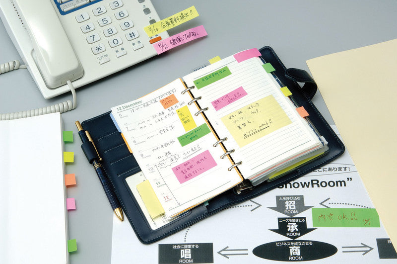 Yamato Haftnotizen – 50×10000 mm – rosa, auf Rolle, mit Spender, Papier