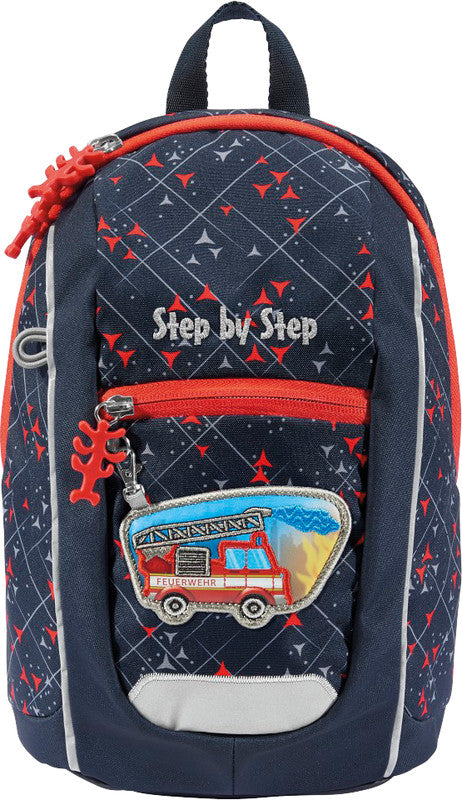 Step by Step Kindergartenrucksack-Set Mini – 2-teilig – Fire Truck Finn – 20,0 × 30,0 × 11,0 cm