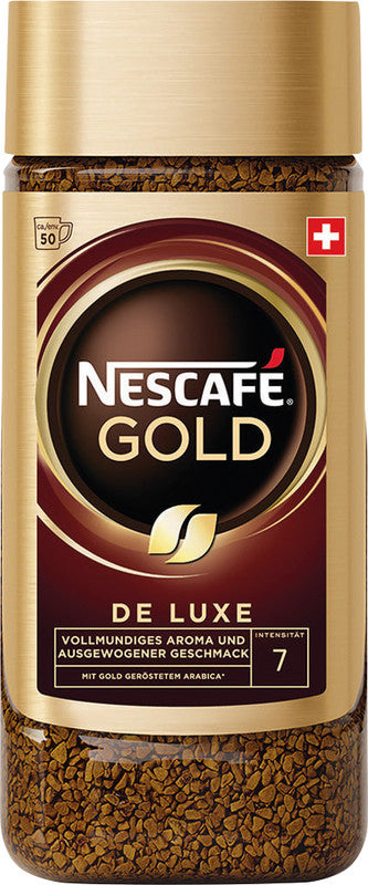 Nescafé Instantkaffee Gold de Luxe – Intensität 7 – 100 g