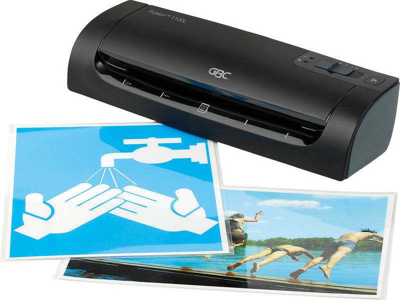 GBC Fusion 1000L Laminiergerät A4 – 2-Rollen, 75 µm, Kaltlamination, 5 Min. Aufheizzeit, 330 mm/min, Schwarz