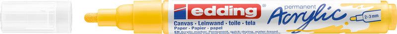 Edding Acrylmarker für dunkles Papier – Verkehrsgelb