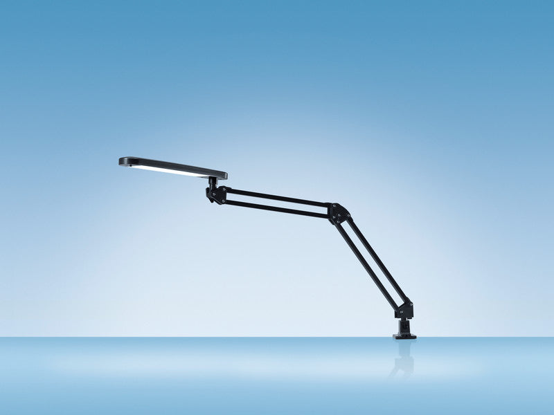 Hansa LED-Tischleuchte – Klemmfuss, drehbar & neigbar – 5000 K – 394 lm 7 W – schwarz
