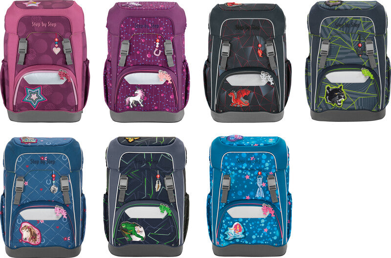 Step by Step Schulrucksack-Set Giant – 5-teilig – Dragon Drako – B 28,0 cm×H 44,0 cm×T 21,0 cm