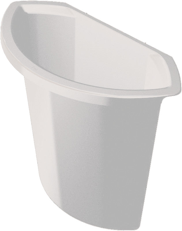 Helit Abfalleinsatz – 6 l, Kunststoff, Lichtgrau – B × H × T 315 × 295 × 150 mm – für H61061 & H61062