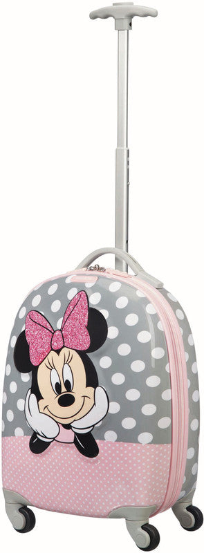 Samsonite Kindertrolley Handgepäck – 20,5 l, Hartschale PC/ABS, 4 Rollen, Minnie Glitter, 32 × 46,5 × 23 cm