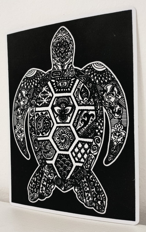 Tataruga Malkarton, Karton, 21 × 29,7 cm, schwarz