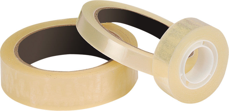 Q-connect Klebeband – permanent, klar, Kunststoff, 15 mm × 10 m