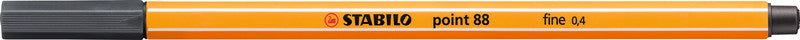 STABILO Point 88 Fineliner 0,4 mm – schwarzgrau