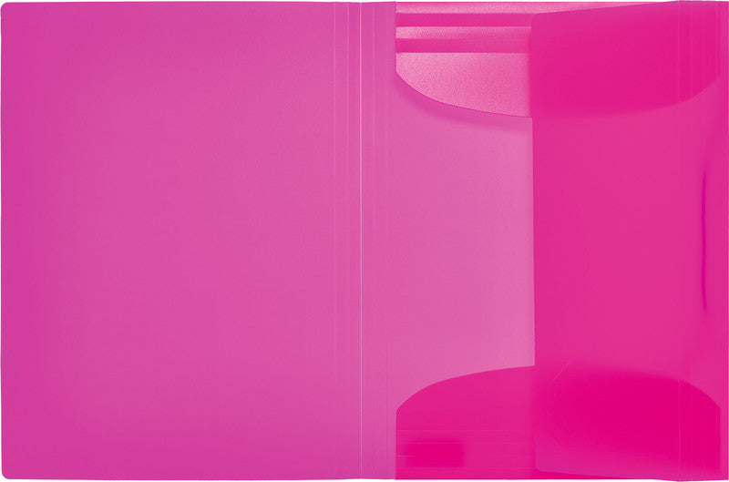 HERMA Sammelmappe für A4, Kunststoff, Pink, mit Gummizug