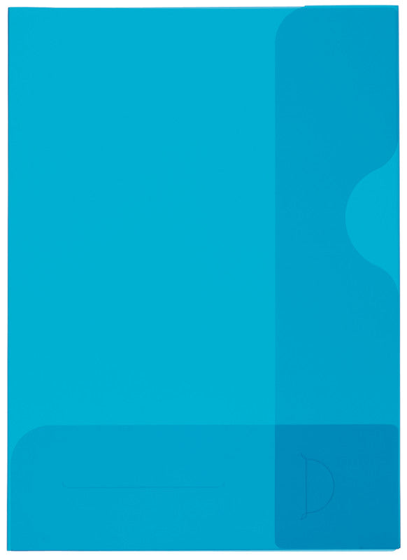 Kolma Konferenzmappe – A4, Visitenkartenfach, Kunststoff, Blau