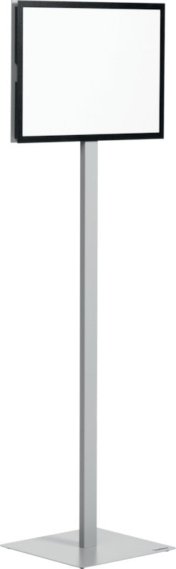 Durable Duraframe – Infoständer für A3, beidseitig, magnetischer Klapprahmen, Metall, silber/schwarz