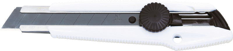 NT Cutter MNCR-L1 – Abbrechmesser 18 mm, Kunststoff, Weiss
