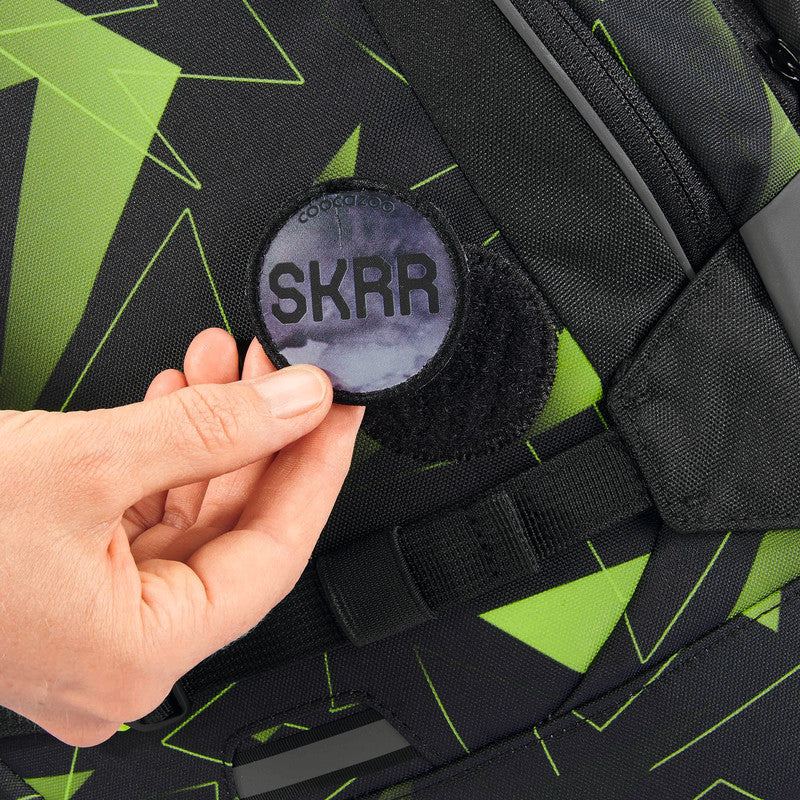 Coocazoo Rucksack Mate – Lime Flash – 30,0×44,0×23,0 cm – recycelte Materialien
