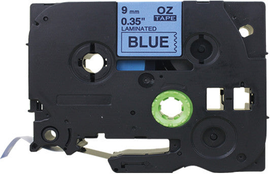 Keine marke eos OZe Schriftband – 9 mm × 8 m, blau, schwarz