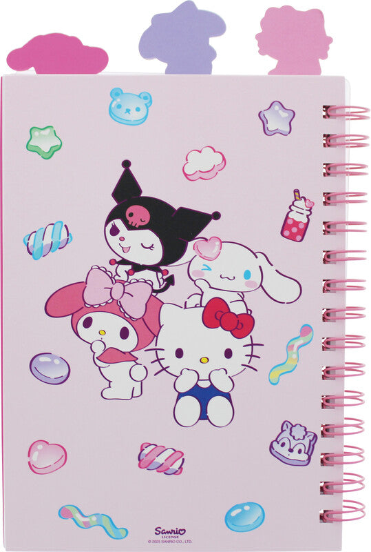 Kitty sweets Spiralbuch – A5 – Liniert – 192 Seiten – Doppelspirale, 3 Trennseiten, Mehrfarbig