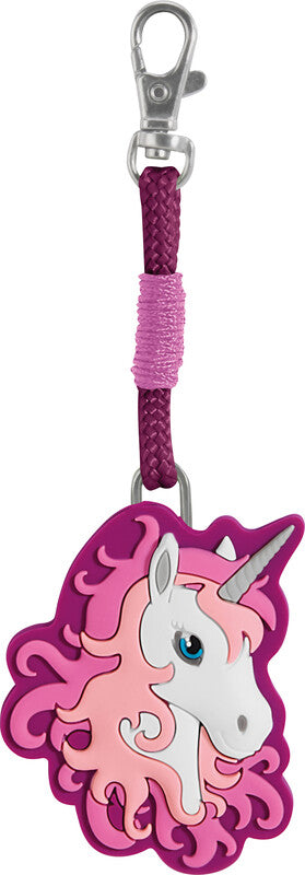 Step by Step HAPPY CHARMS Schlüsselanhänger – Kunststoff, B 175 × H 117 × T 15 mm, assortiert, Motiv "Einhorn"
