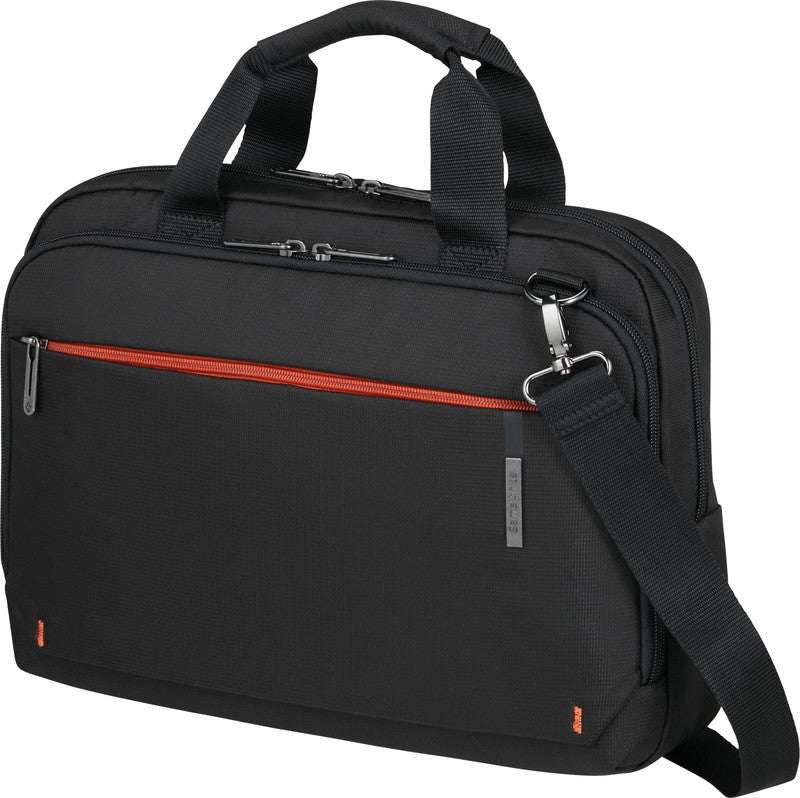 Samsonite Network 4 Notebook-Tasche – für Notebooks bis 14,1", 11 l, Aufsteckfunktion, schwarz