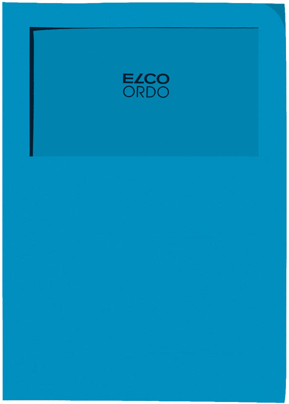 Elco Sichtmappe A4 – Königsblau, Papier, Fronttasche, 100er-Pack