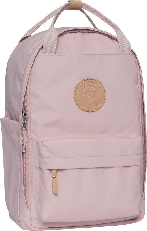 Beckmann City Light – Notebook-Rucksack – für 13"-Notebook, 20 l, rPET, rosa