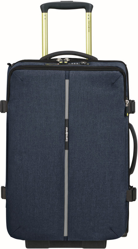 Samsonite Rolling-Duffel Handgepäck – 39 l, Weichschale, 2 Rollen, mit TSA, Eclipse Blue, 36 × 57 × 24 cm