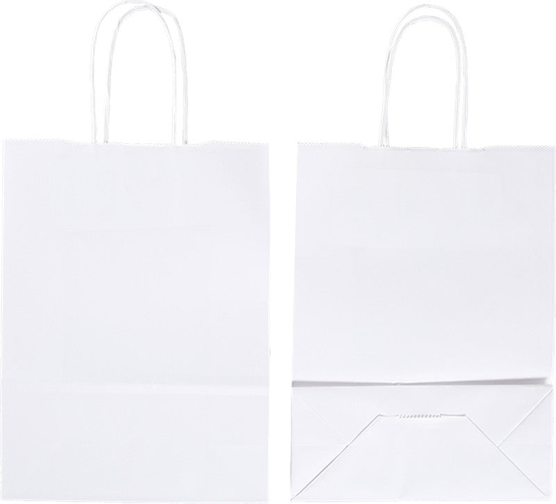 Elco Tragetasche, weiss – 180 × 80 × 240 mm – 50 Stk.