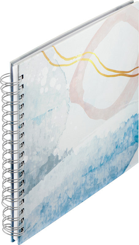 Hama Fotoalbum – für 280 × 240 mm, blau, Spiralbindung, Karton