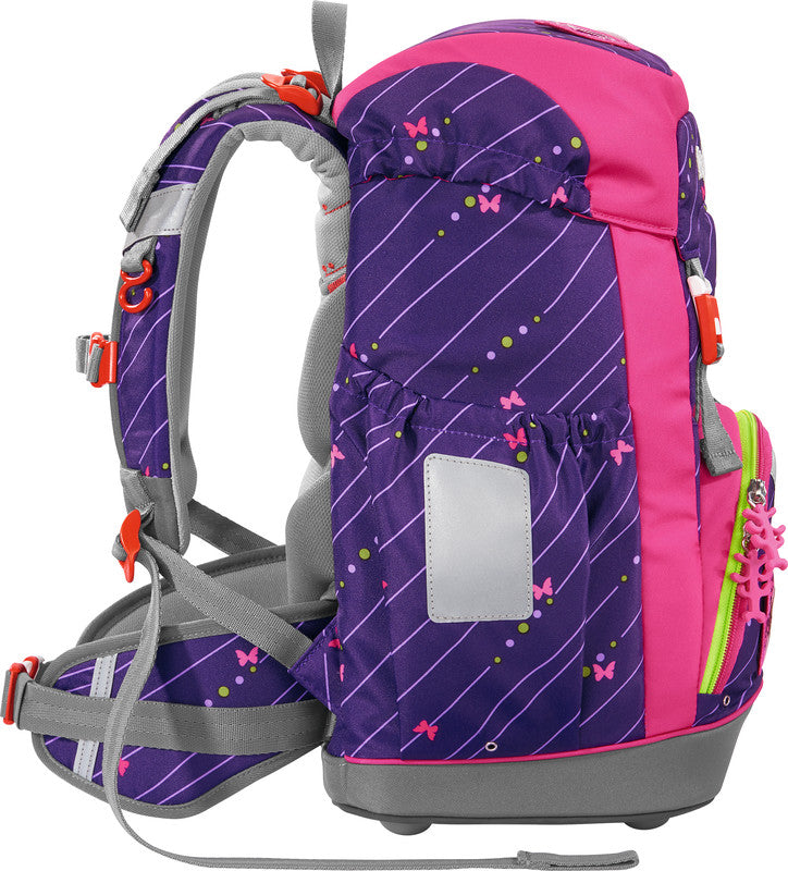 Step by Step Schulrucksack Grade – Shiny Butterfly – B 28,0 × H 41,0 × T 20,0 cm – recycelte Materialien