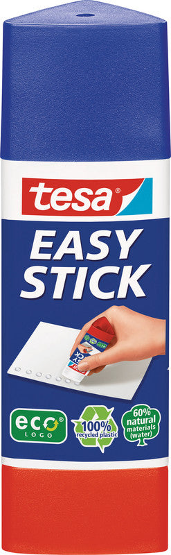 TESA Klebestift – permanent, transparent, lösemittelfrei, 12 g, für Papier, Karton, Fotos u. a.