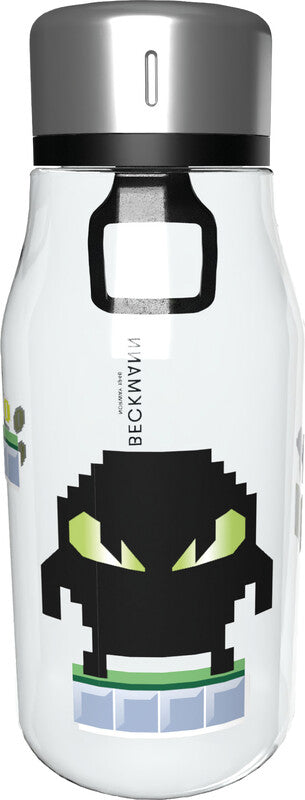 Beckmann Trinkflasche – 4 dl – Kunststoff, Schraubverschluss, auslaufsicher – Pixel
