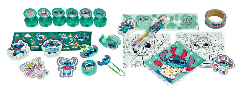 Undercover Adventskalender Stitch Winter Wishes – 24 Überraschungen, 42 × 29,5 × 3 cm