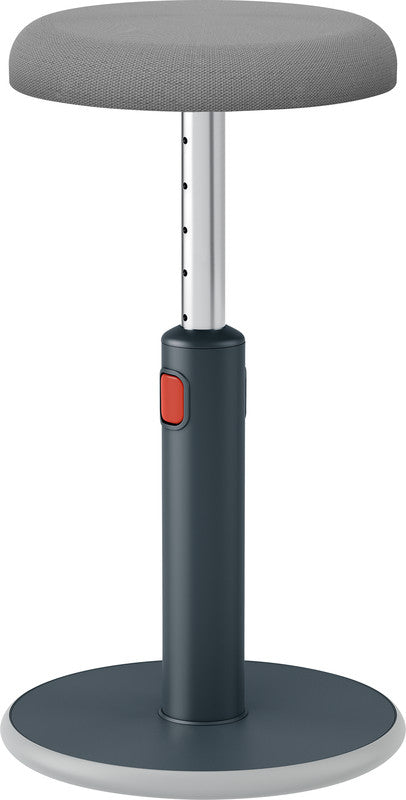 Leitz Hocker Ergo Cosy Active – Sitzhöhe 46–79 cm, 110 kg, grau