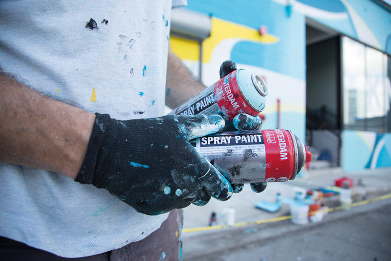 Royal Talens Farbspray – Dunkelazogelb, 400 ml, für fast alle Oberflächen (insbesondere Sagex)
