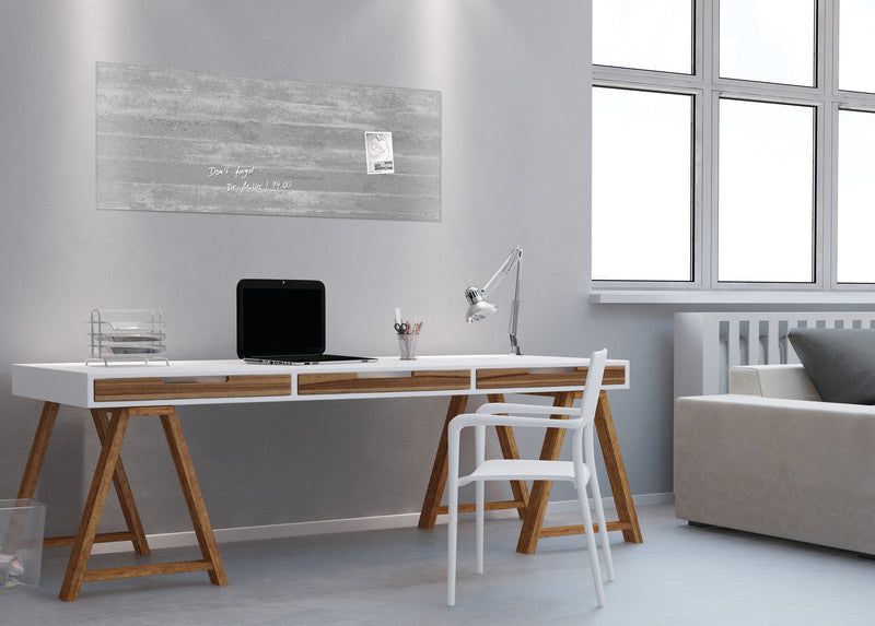 Sigel Whiteboard – 130 × 55 cm, Glas, magnetisch, Wandmontage