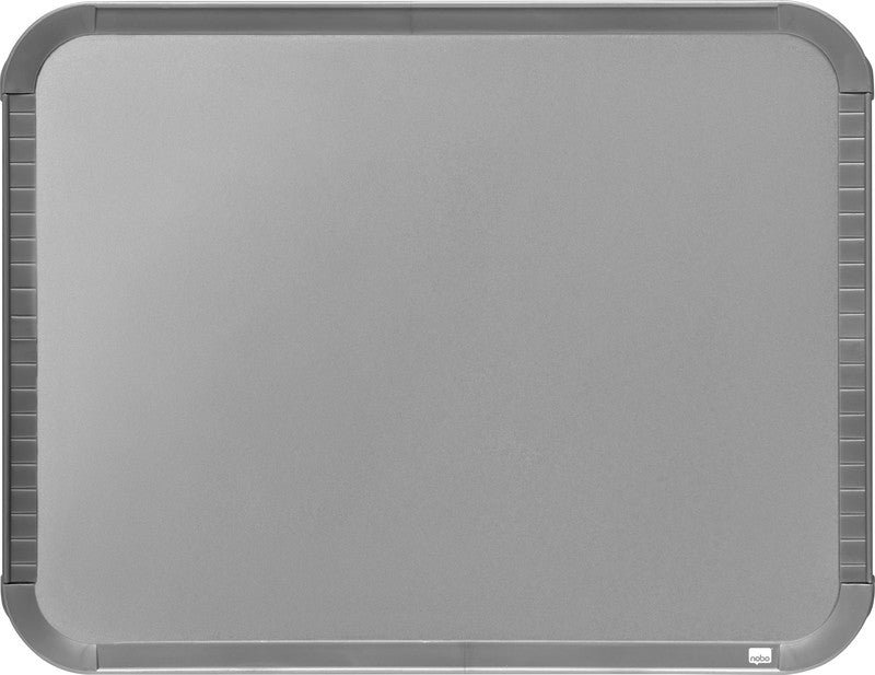 Nobo Whiteboard – 22 × 28 cm, magnetisch, Kunststoffrahmen, silber, Wandmontage