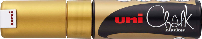 Uni-Ball Kreidemarker – Keilspitze, 8 mm – Gold