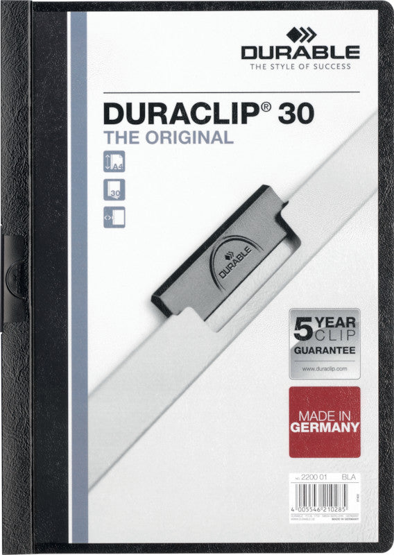 Durable Konferenzmappe – A4, schwarz, Kunststoff