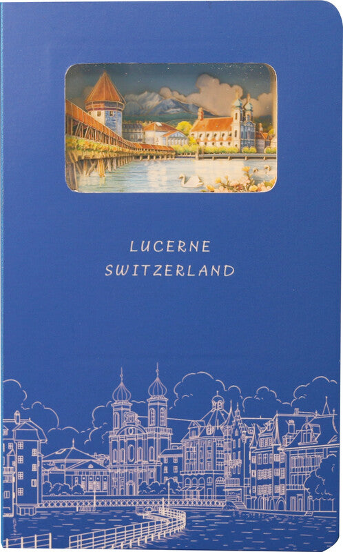 Buddhiherz Notizbuch, 110 × 180 mm, liniert, Fadenheftung, Hardcover, 216 Seiten, 150 g/m² – blau