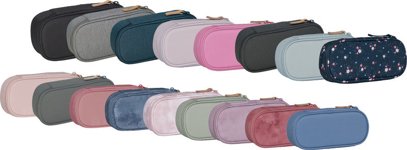 Beckmann City Etui, leer – Green Colorblock – Kunststoff – 22 × 5 × 10 cm