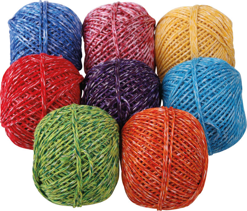 Bächi-cord Packschnur – 80 m × 2 mm, 45 daN, mehrfarbig