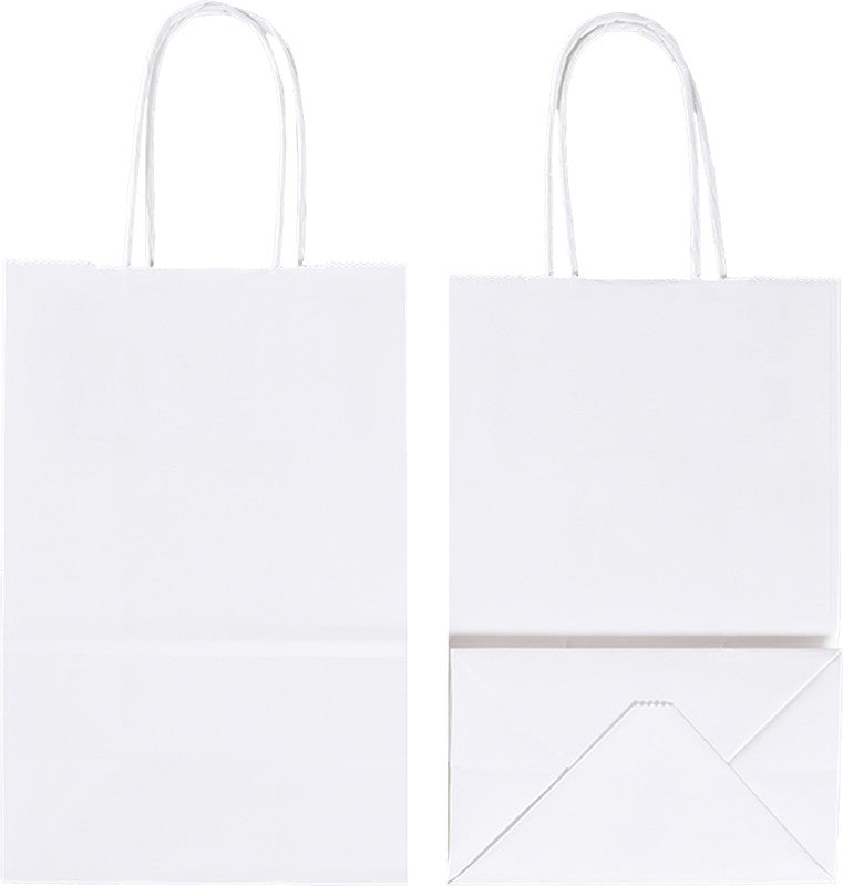 Elco Tragetasche, weiss – 140 × 85 × 210 mm – 50 Stk.