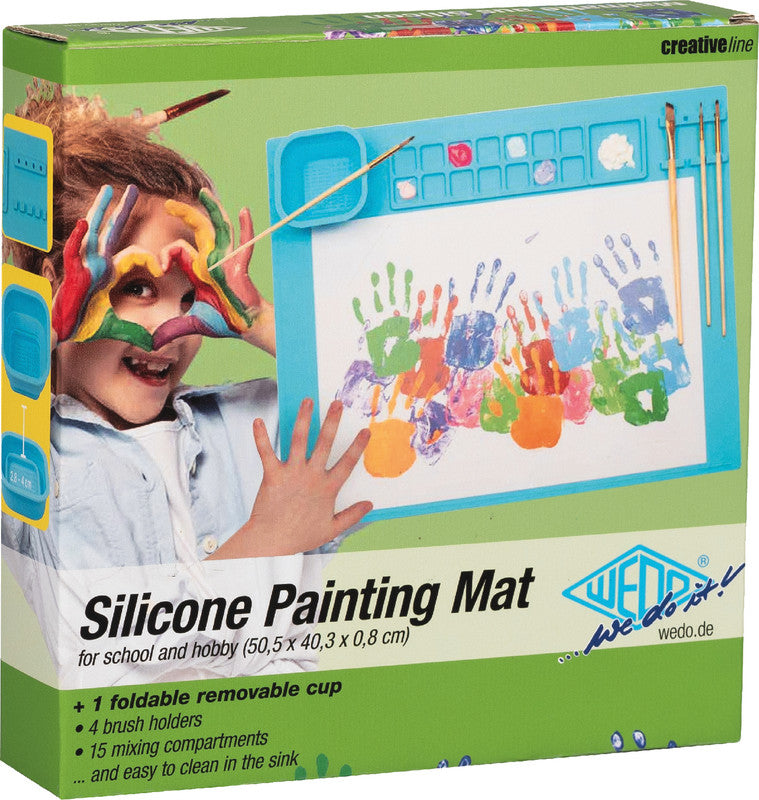 Wedo Malpalette – Blau – 500 × 400 mm