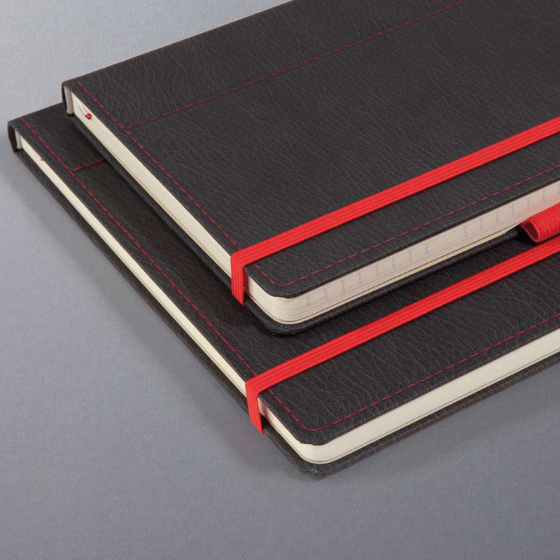 Sigel Notizbuch, 187 × 280 mm, punktkariert, Fadenheftung, 194 Seiten, 80 g/m² – grau