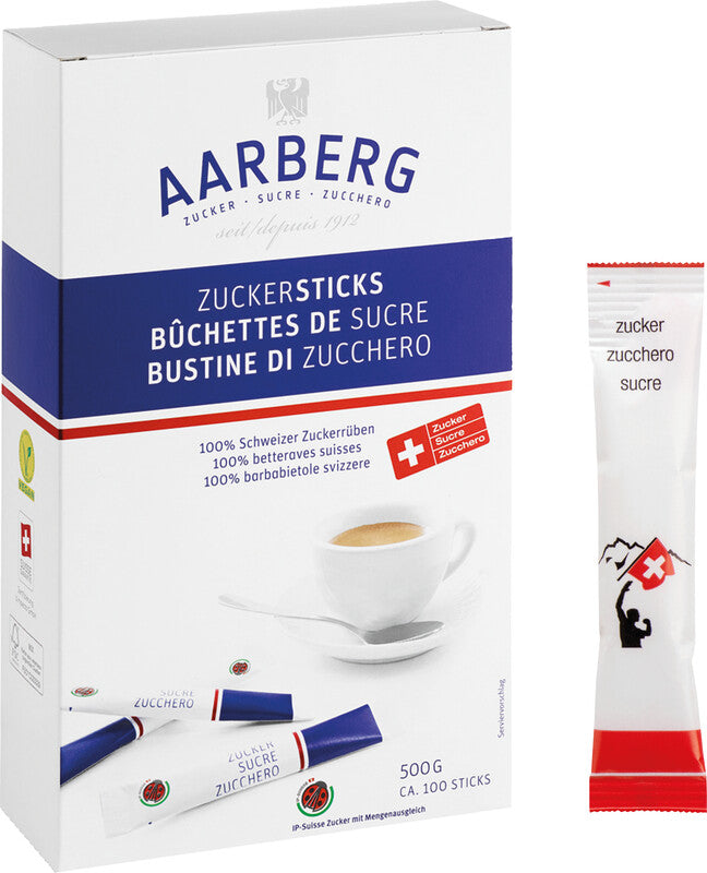 Webstar Aarberg Zuckersticks – 100 Sticks – je 5 g