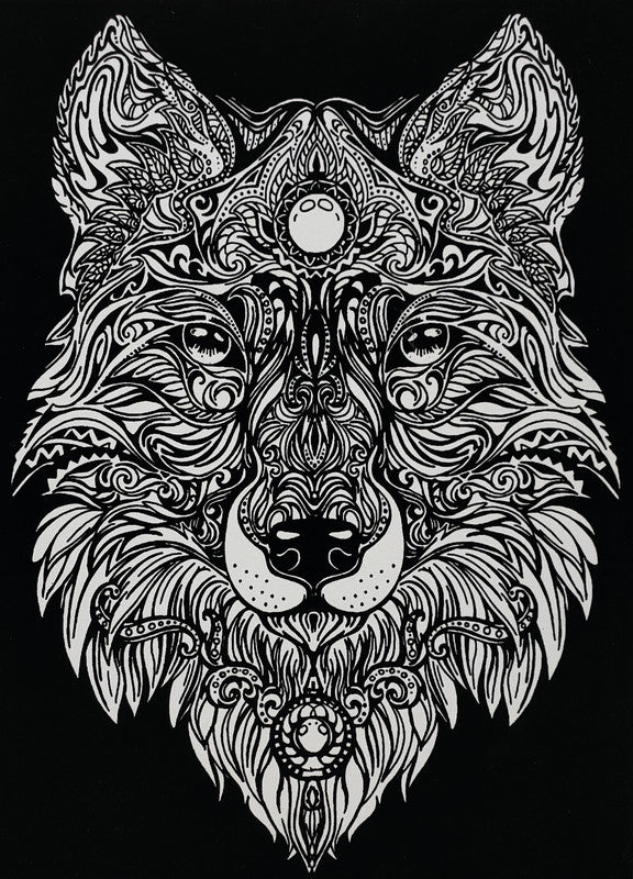 Tataruga Malkarton, Karton, 21 × 29,7 cm, schwarz