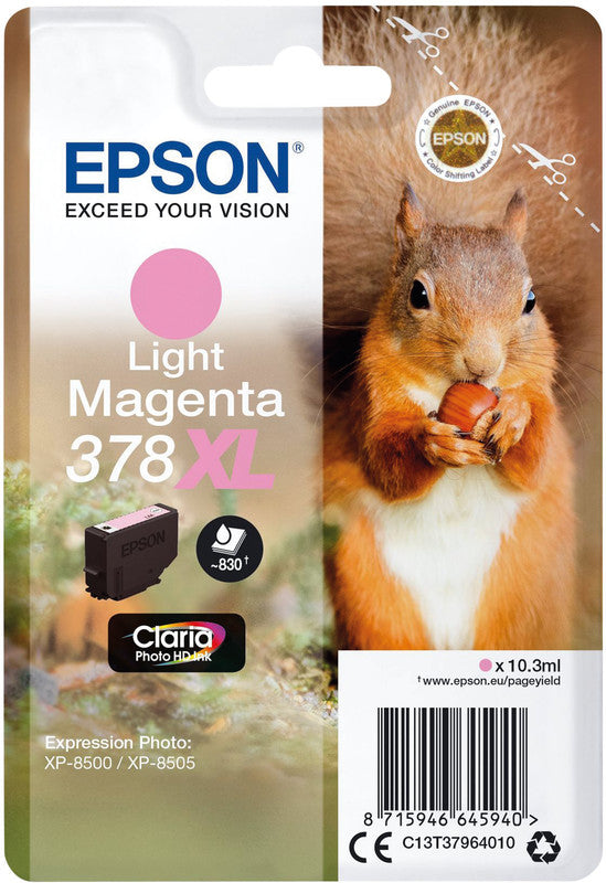 Epson Tintenpatrone 378XL, Magenta, 830 Seiten – für Tintenstrahldrucker/Multifunktionsgeräte