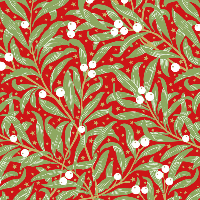 Atelier Servietten Christmas Leaves – 33 × 33 cm – 3-lagig, Tissue – 20 Stk.