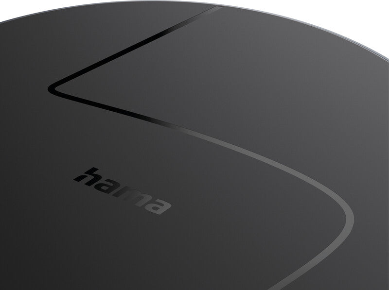 Hama 00201745 Kabelloses Ladegerät 15 W – Qi – für Smartphones mit Qi-Standard, Schwarz