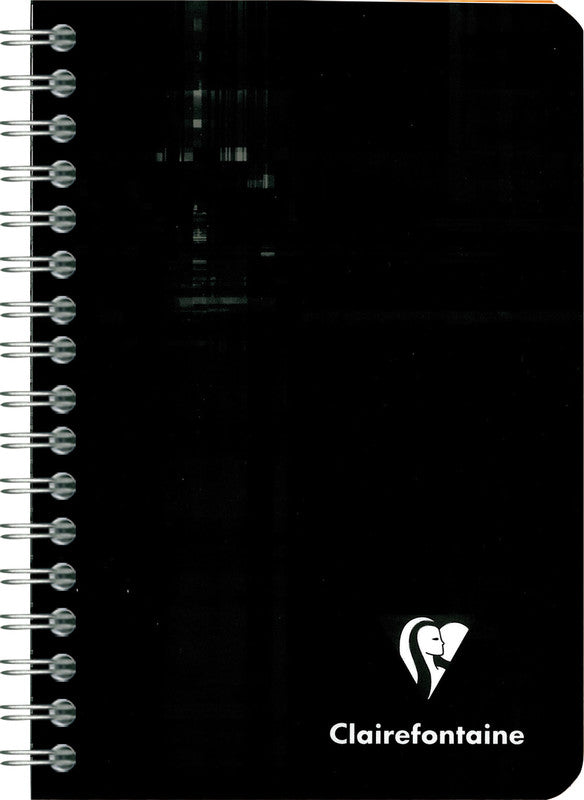 Clairefontaine Spiralblock, 95 × 140 mm, kariert, Spiralbindung, Karton, 50 Blatt, 50 g/m² – sortiert